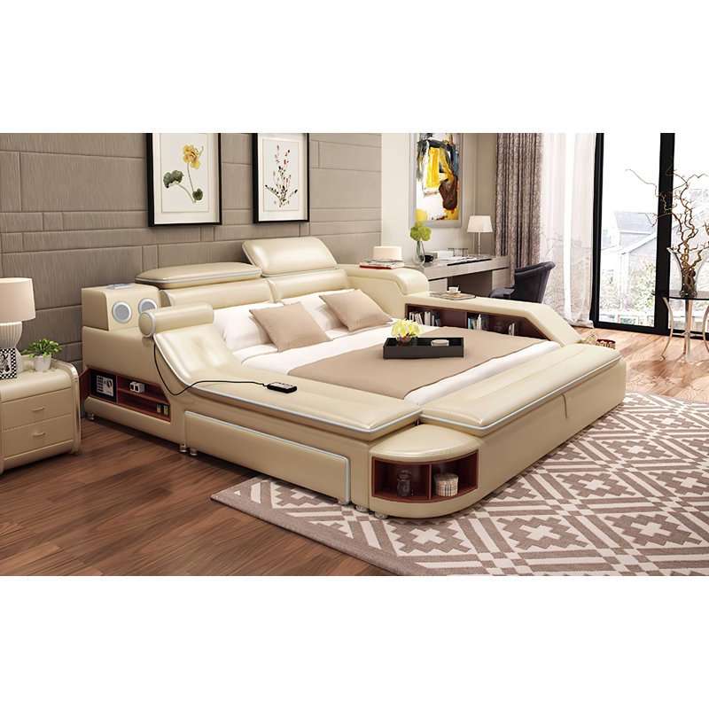 Jubilee Modern/contemporary design Upholstered Storage Bed Wayfair